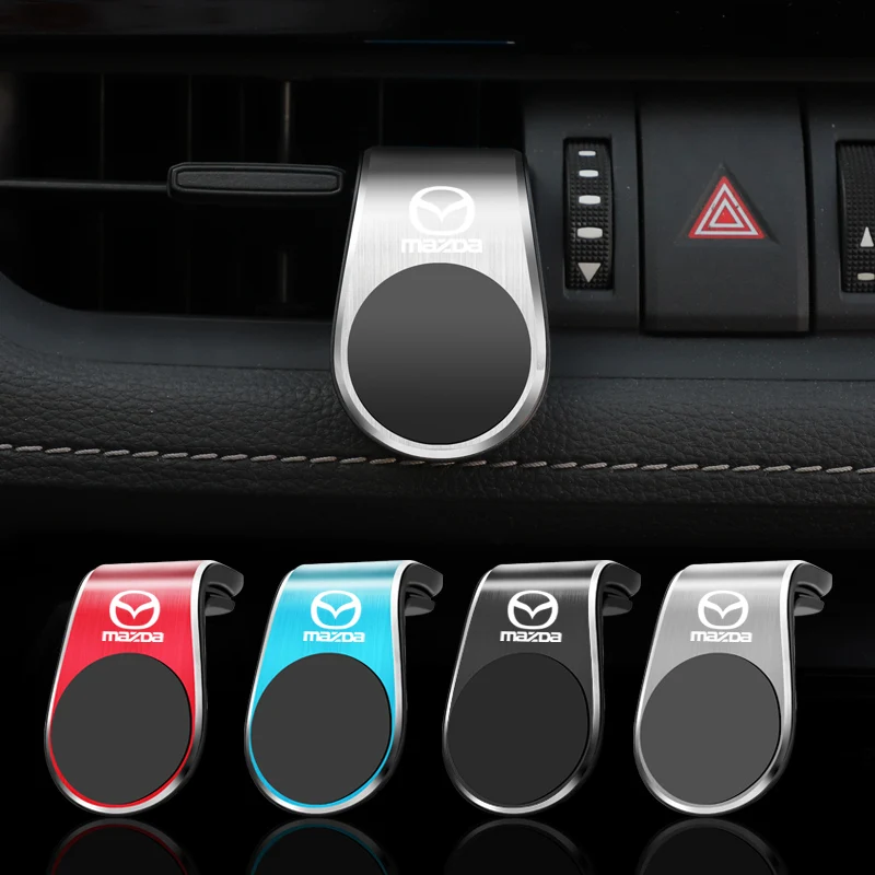 Car Phone Holder Air Vent Clip Mount GPS Mobile Phone Stand Holder For Mazda 3 6 CX5 2 CX3 CX9 MX5 RX8 Axela Demio Atenza MS view 3