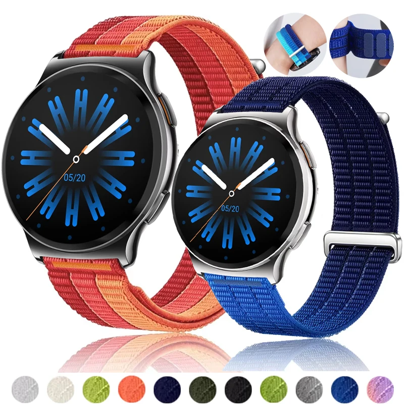 22mm Nylon-Armband für HAYLOU Solar Lite 2 Smartwatch Sportarmband für Haylou Watch 2Pro/Hyper/Faro/3 4 4S/RS5 R8 S8 S6/Solar 5/GST
