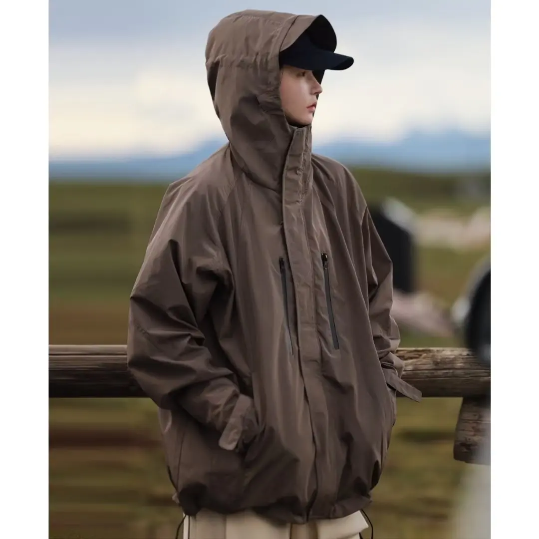 

SNEL Men's And Women's Outdoor Workwear Windproof And Waterproof Hooded Jaet Autumn Winter Faion Brand American Sle