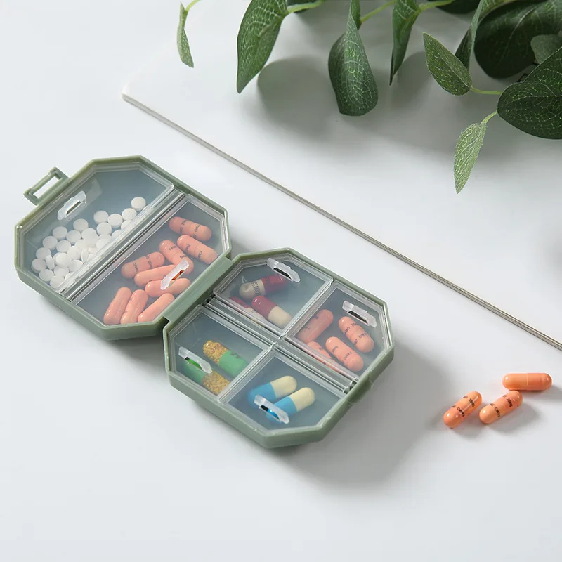 Fashion Portable Nordic Style Pill Box Tablet Pillbox Dispenser Medical Kit Organizer Medicine Boxes Dispensing Travel Pill Case