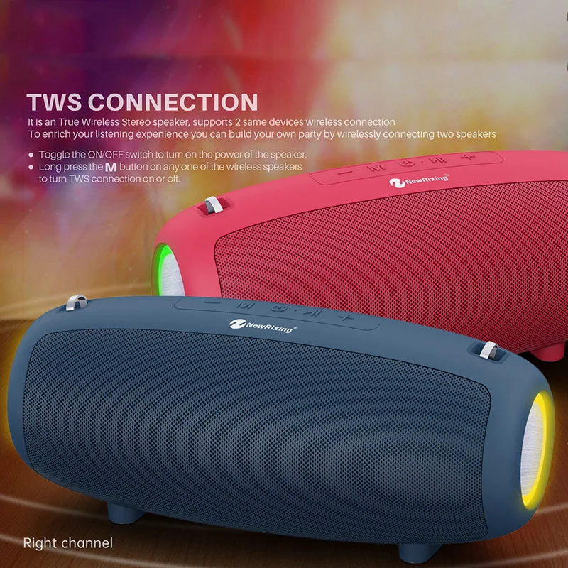 Высокая мощность caixa de som bluetooth большой мощный цветной сабвуфер беспроводной портативный mp3 плеер караоке домашняя система музыкальная шкатулка fm-радио