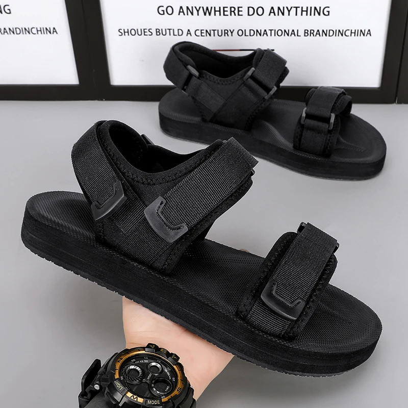 Men Sandals Outdoor Wadable Arch Support Yoga Shoes Gladiator Open Toe Summer Beach Slippers Flat Man Big Plus Size 39-50 Shoe