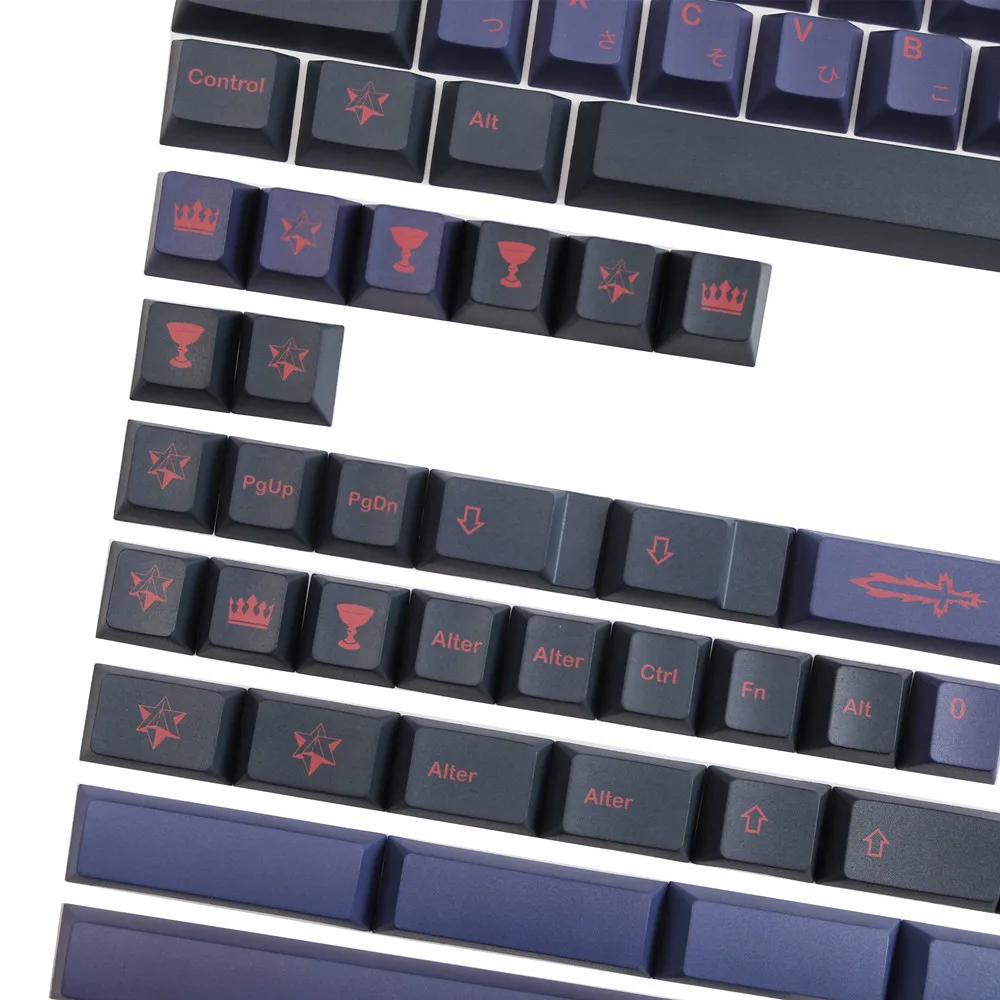 PBT Keycap GMK Alter Saber Keycaps Dye Sublimation Cherry Profile GMK Clone Key Caps For Cherry MX Keyboards