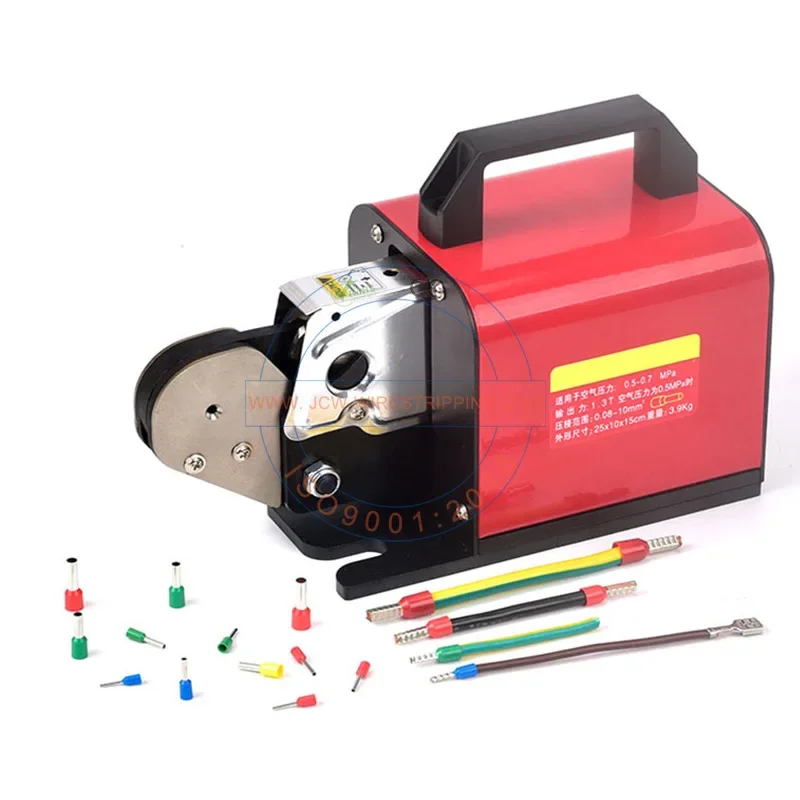 JCW-320S Hand Air Terminal Crimping Machine Pneumatic Pressing Machine Square Profile Terminal Crimp Tool