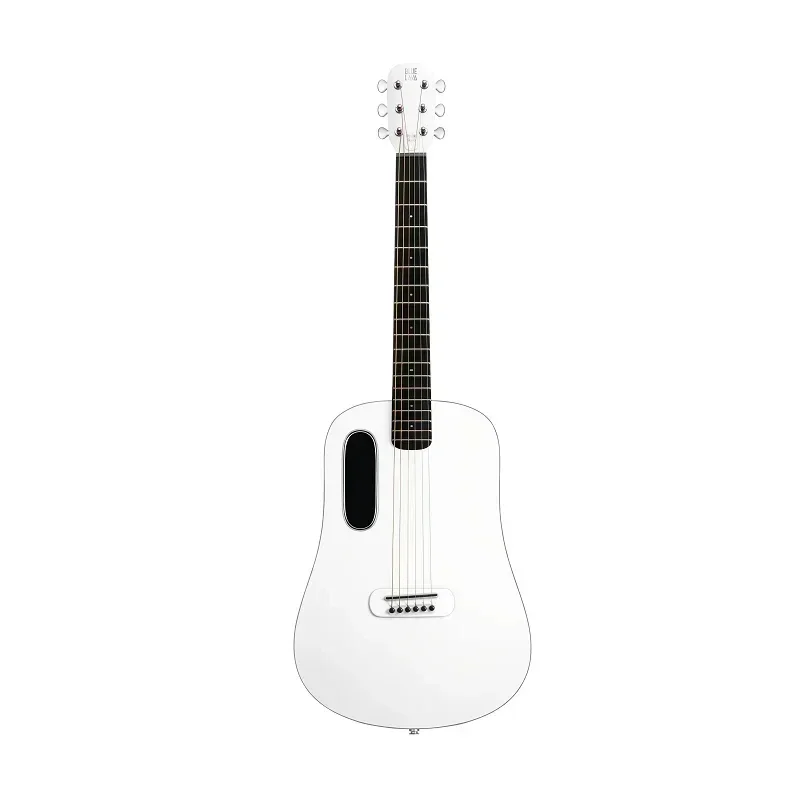 

Musical Instrument White Integrated Top Grade Lava Extraction Thermal Guitar Blue
