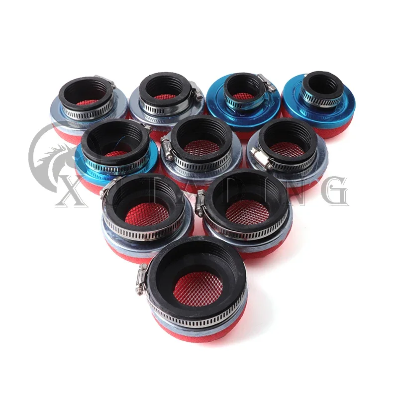 28/32/35/38/42/45/48/50/54/58MM Stright Air Filter Sponge Cleaner For Motorcycle Pit Dirt Bike Scooter ATV Go Kart Buggy Quad