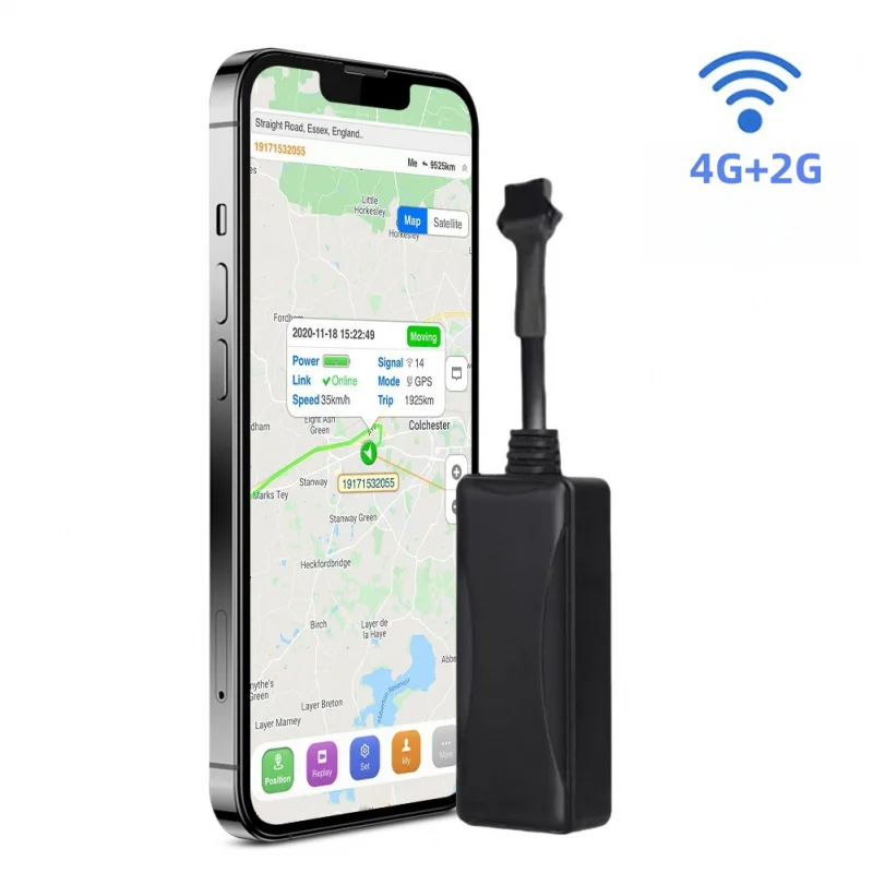 جهاز تتبع السيارة عبر الحدود 2024 4G + 2G GPSCar للسيارات والدراجات النارية جهاز مضاد للسرقةST-901AL