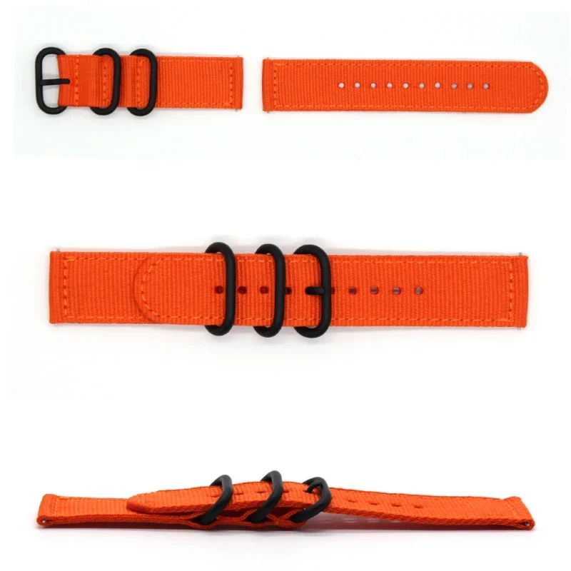 22mm 20mm Nylon Strap for Samsung Galaxy Watch 6 4Classic 5Pro 6/5/4 44 40mm Gear S3 18mm 24mm Bracelet for Huawei Watch GT 4Pro image 5