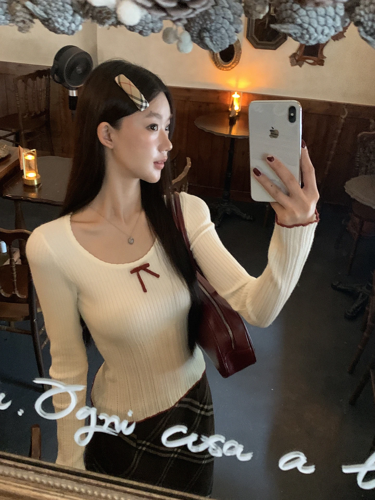 Autumn Winter Women's Knitwear Casual Lazy Sle Inner Wear Outer Wear Light Maturi Unique Design Knitted Sweater