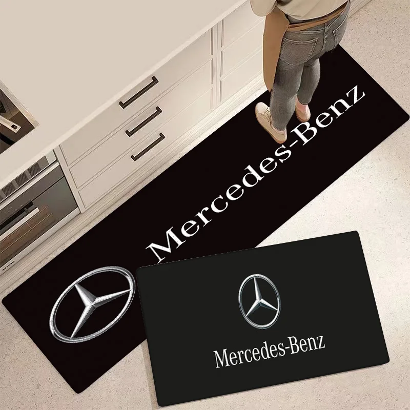 Entrance Front Door Doormat  star -B-BENZS-SS Non-slip Kitchen Rug Living Room Rugs Balcony Bathroom Foot Mat Floor Mats Carpet