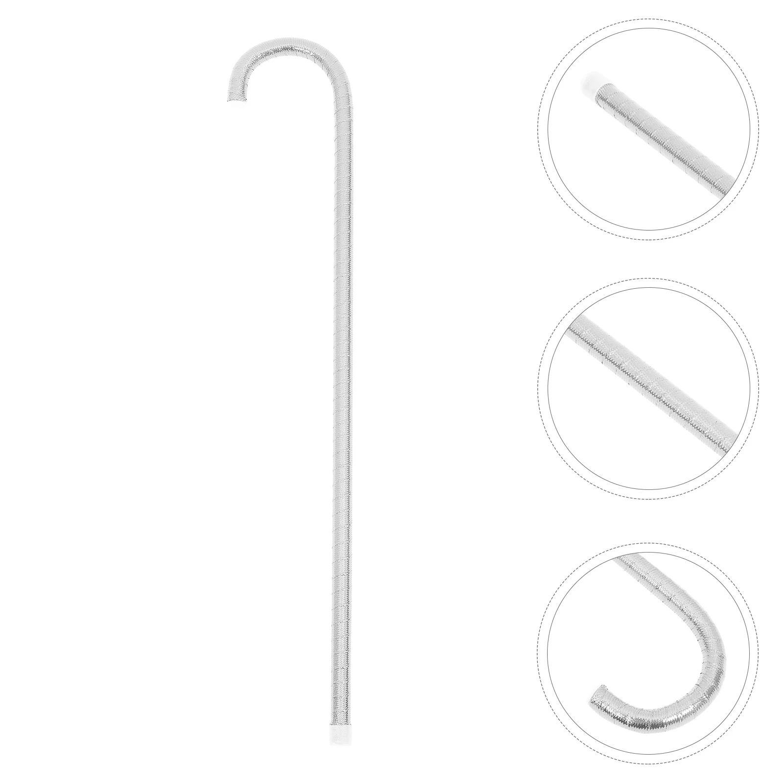 

Костыли для джазовых танцев, трость в стиле панк, серебряная трость для танца живота, косплей, реквизит для вечеринки на Хэллоуин