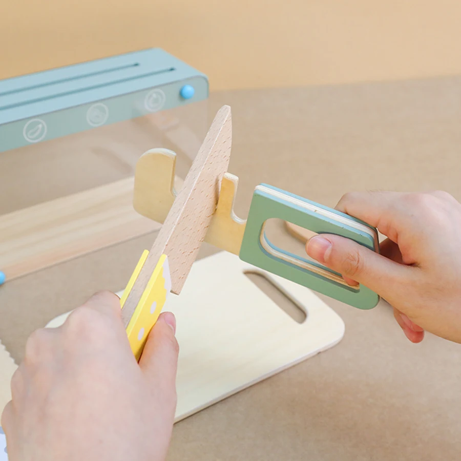 Jouet en bois pour bébé, ustensiles de cuisine, jeu de rôle pour enfants