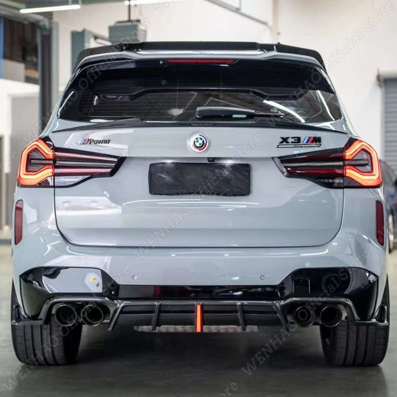 For BMW X3 G01 2018-2024+ Car Rear Spoiler Wing Trunk Lid Tail Wing Splitter Body Kits Accessories Gloss Black ABS Plastics