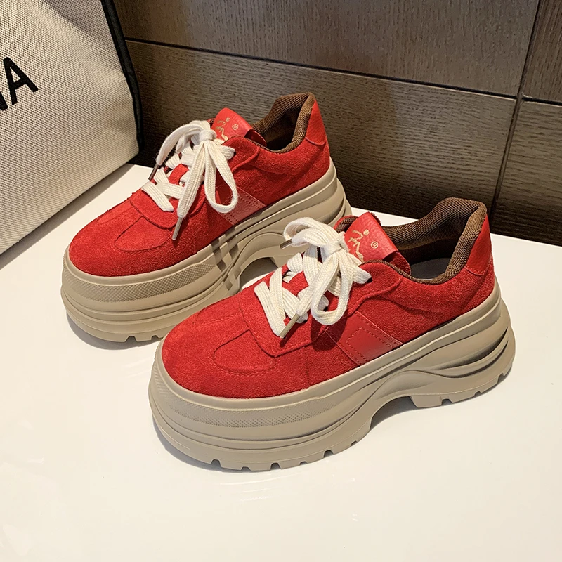 Kadın Sonbahar 7 CM Kalın Alt  - Mesh Trainer Breathable incelemesi ve fiyatı