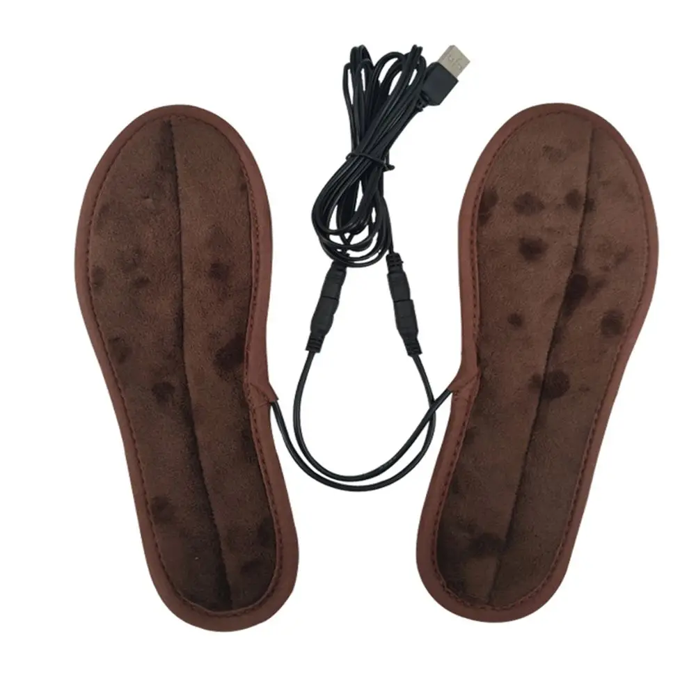 

Зимние виды спорта на открытом воздухе, стельки для обуви с USB-подогревом, теплые носки, моющаяся грелка для ног