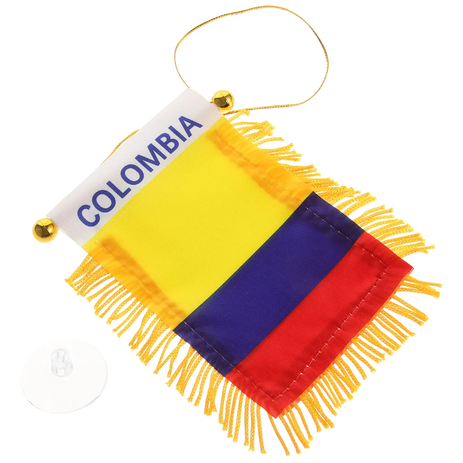

Flag Hanging Ornament Double Sided Mini Decorations Rearview Mirror Accessories Fade Resistant Car Interior Aesthetic Car
