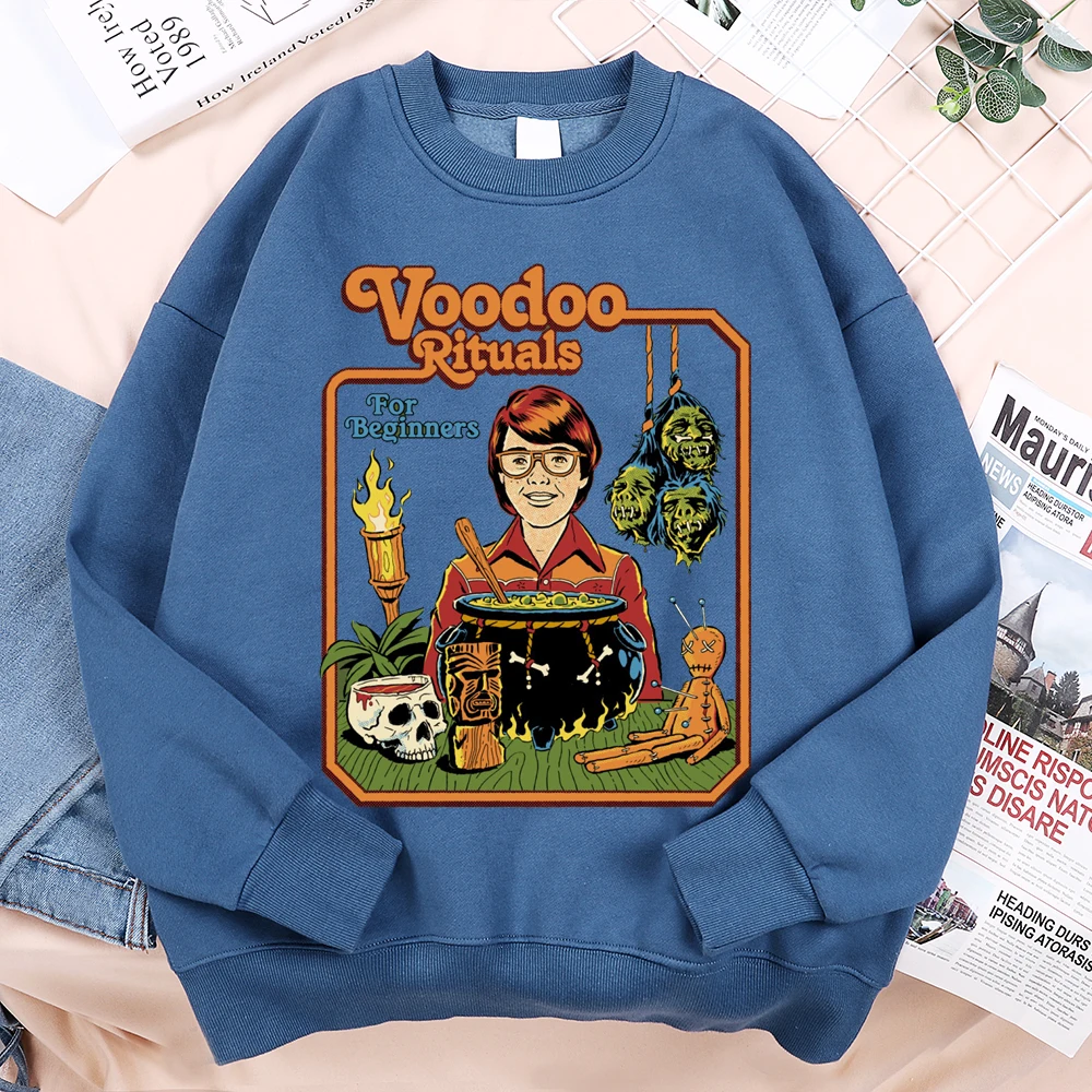 Voodoo Rituals For Beginners Hoody Men Women Sweatshirts Fashion Hip Hop Hoodie New Fleece Fleece Couple Clothing