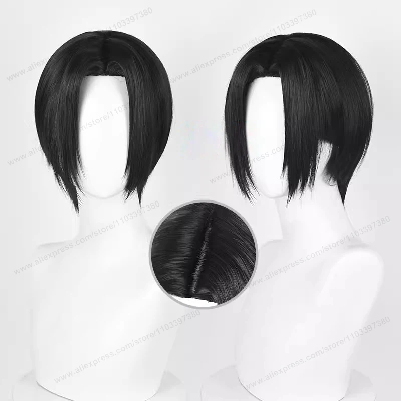 

Anime Oosaki Nana Cosplay Wig 28cm Short Black Scalp Hair Heat Resistant Synthetic Halloween Party Wigs
