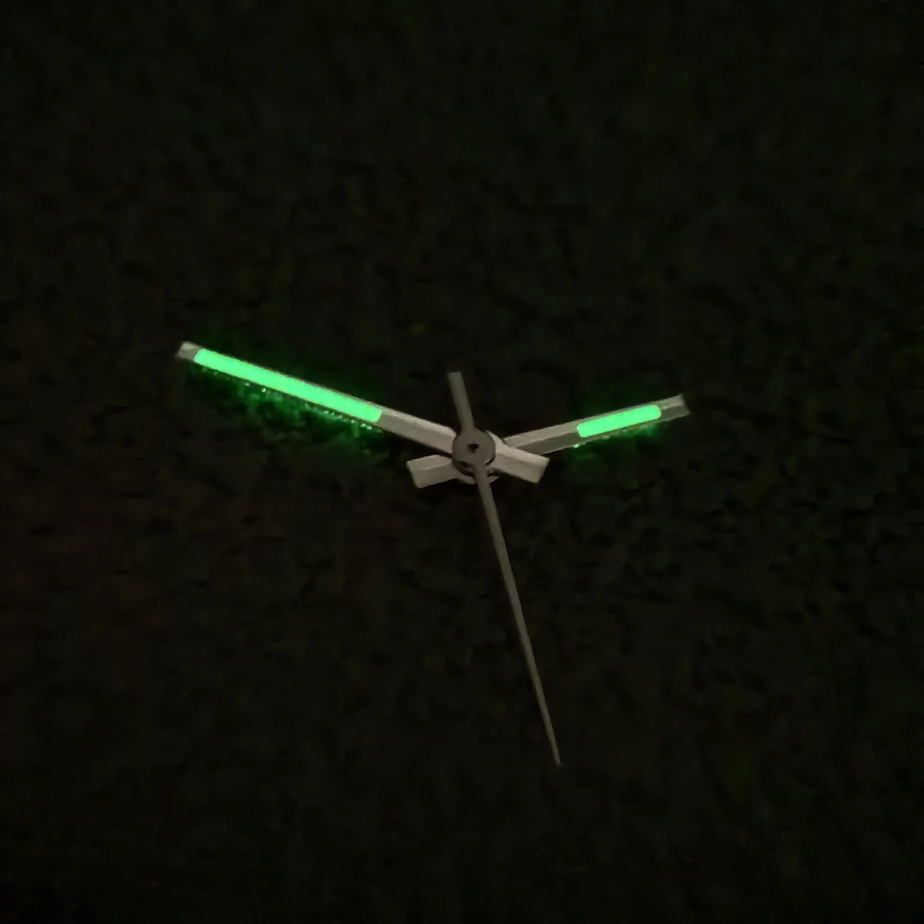 2813 تاريخ ساعة الأيدي 8215 ساعة فضية الأيدي مع الأخضر مضيئة ل 8215/8200 Mingzhu 2813 حركة الذهب 8200 الأيدي