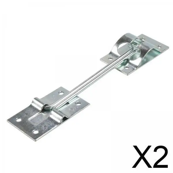 

Silvery RV Door Holder Catch T Style Bracket Metal Iron Wind Protection Stop for Camper Trailer Cargo Truck