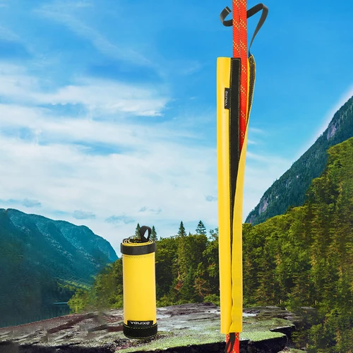 Imagen 2 del producto 1-3 uds 50cm cubierta protectora de cuerda de escalada Protector de cuerda de escalada en roca de PVC ligero equipo de rappel antidesgaste