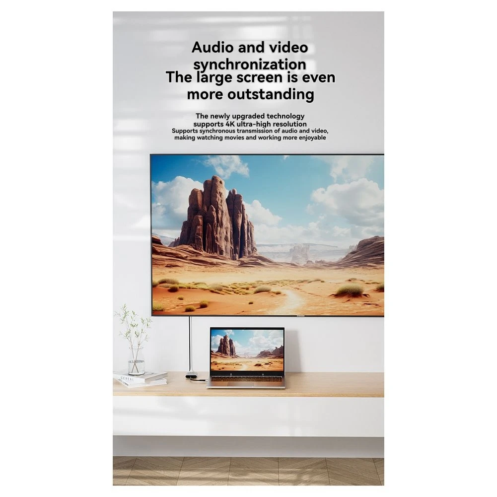 

(ABDH) Док-станция 4-в-1 Type-C с двумя портами HDMI-совместимого типа + кабель-адаптер USB 3.0 PD, конвертер-хаб, устройство для дублирования экрана