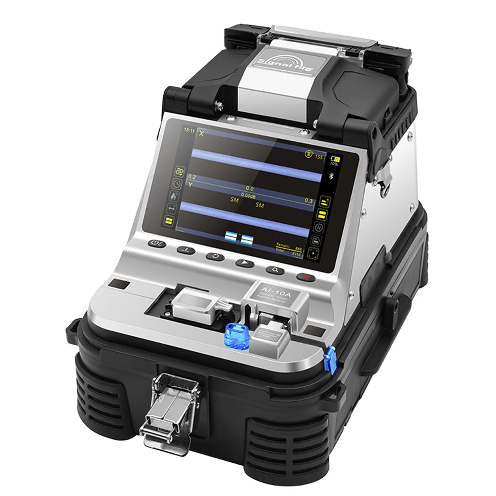 

Ai10 Fusion Machine FTTH Optical Fiber Fusion Splicer Fiber Optic Splicing Machine Fiber Optic Splicer Equipment AI-10A