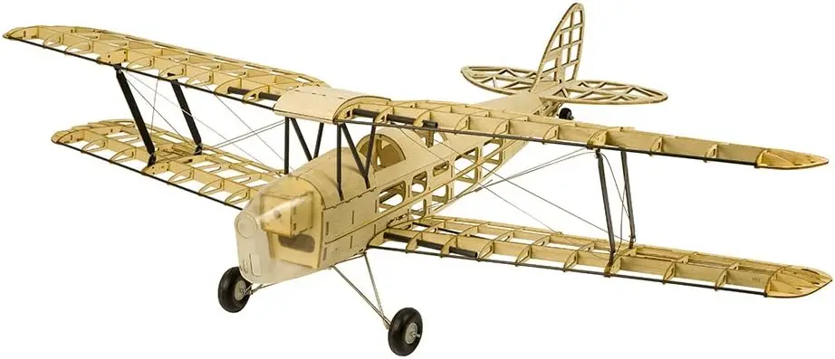 Mini Tiger Moth Biplane Balsa Wood Airplane Kit 39