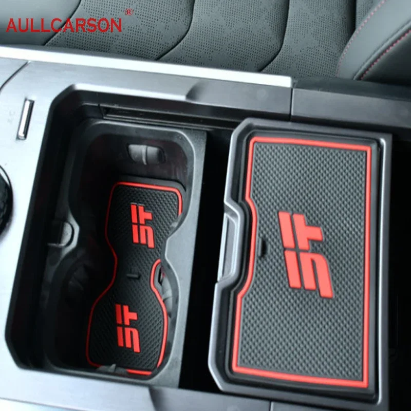 For Jetour T2 Traveler 2023 2024 Silicone Mat for Phone Gate Slot Mats Cup Rubber Pads Rug Car Stickers Whole Accessories