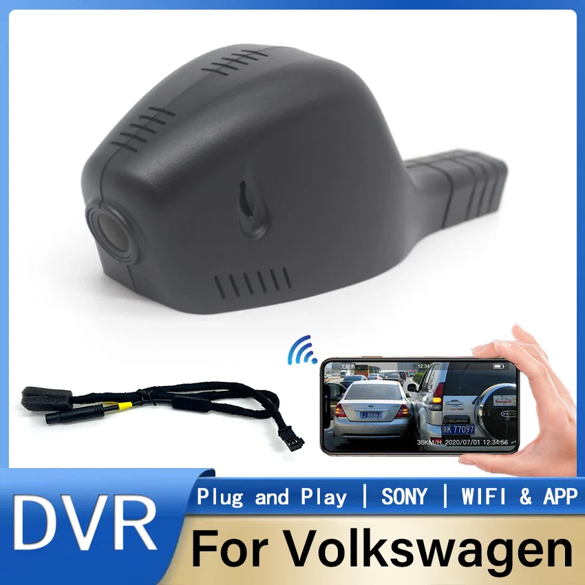 

Easy Installation Car DVR Wifi Dash Cam Video Recorder Camera 170°For Volkswagen Passat b7 b8 golf 6 7 Sportsvan CC tiguan tharu