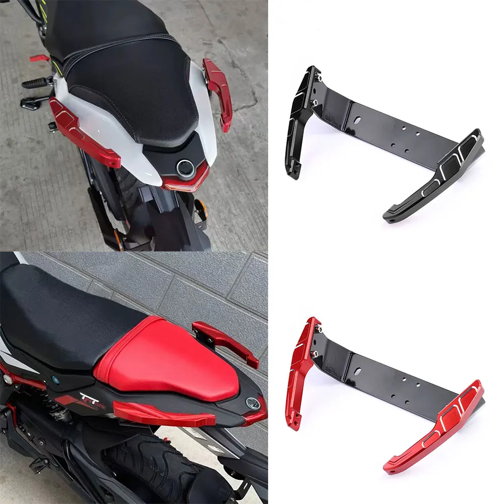 For Benelli BJ125-3E TNT125  Motorcycle Handrail Tail Bracket Handle CNC Aluminum Tail Armrest Thickened Rear Passenger TNT 125