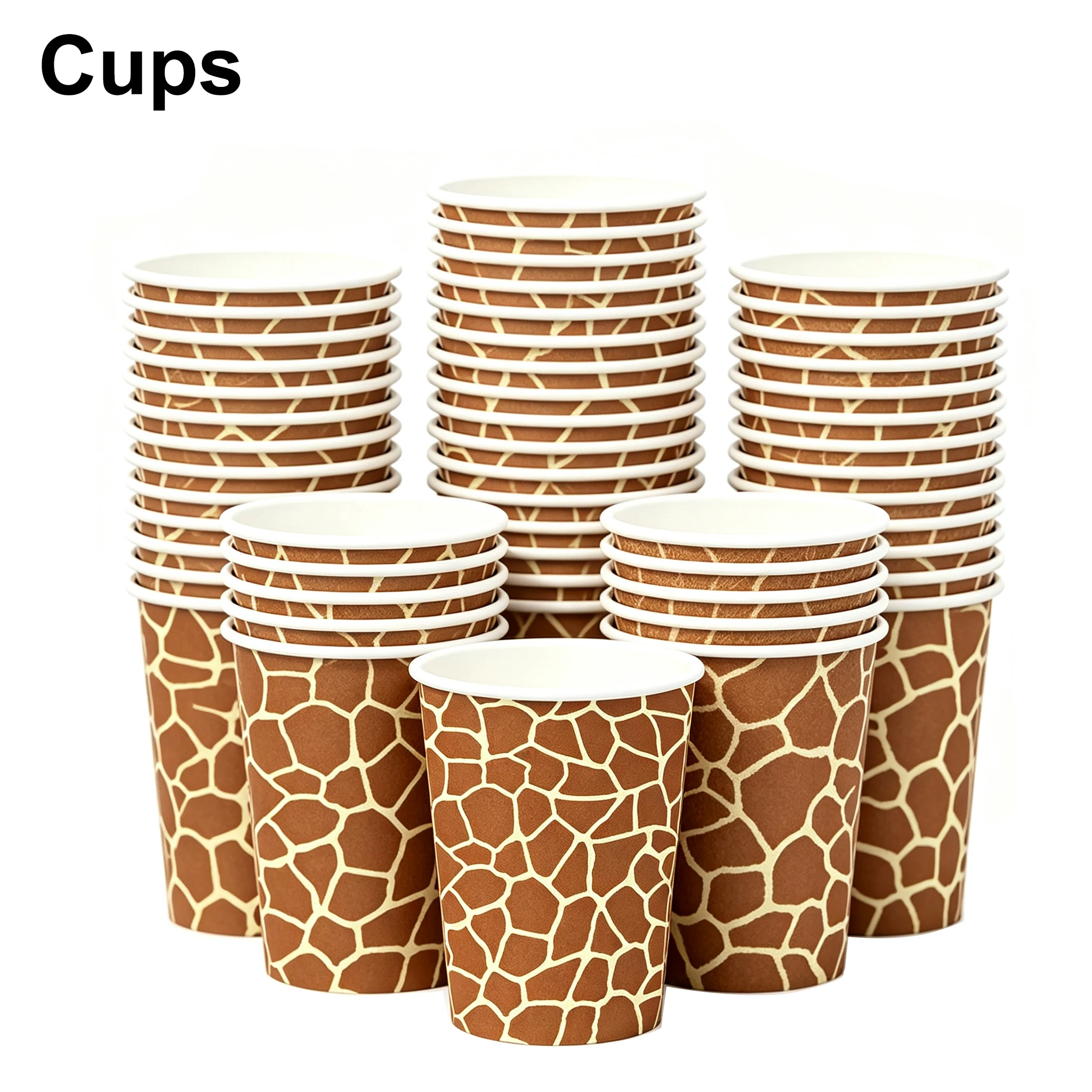 8/24/40/48Pcs Jungle Safari Paper Plates Zoo Animal Dessert Plates Disposable Cups Baby Shower Birthday Safari Themed Party Supp
