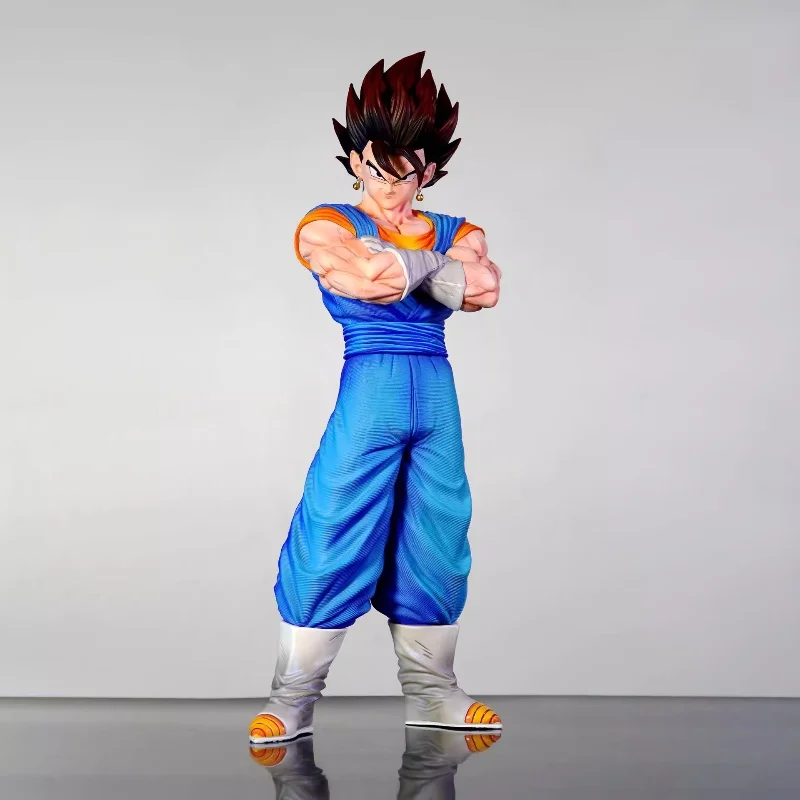 

30cm Vegito Dragonball Super Saiyan Anime Figure Black Hair Action Doll Desktop Decoration Collection Model Boy Birthday Gift