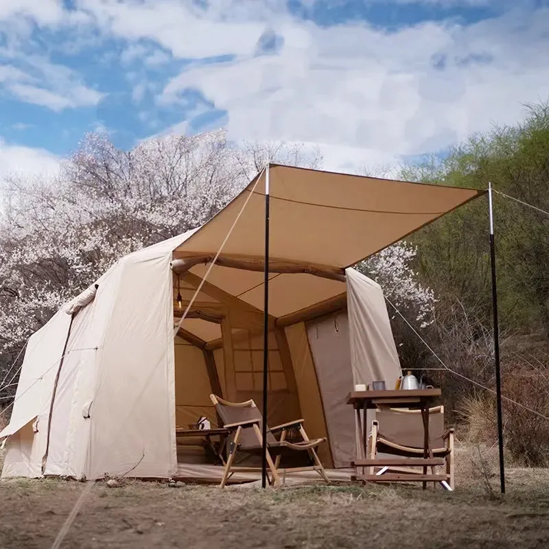 

ST Two Rooms One Hall China Manufacturer Outdoor Inflatable Camping Tent for Australia