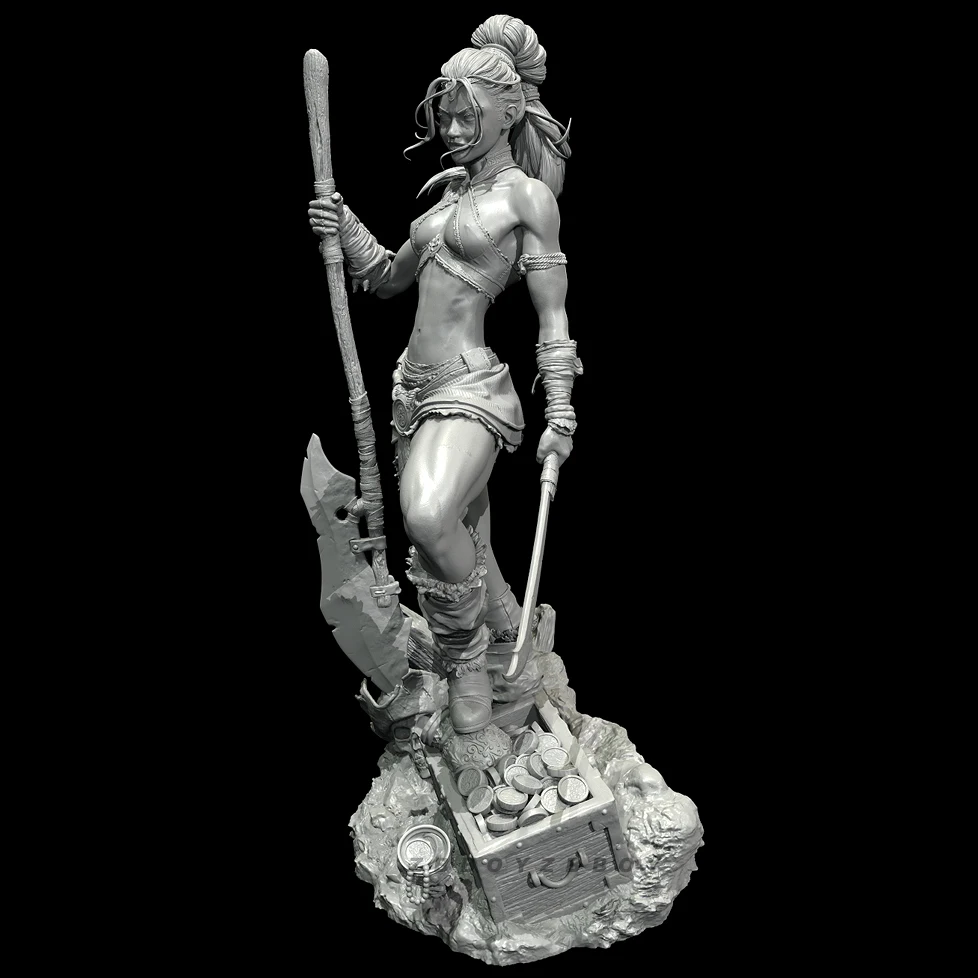 50mm 75mm 90mm Resin model kits figure beauty colorless and self-assembled 3D Printing TD-6784/3D