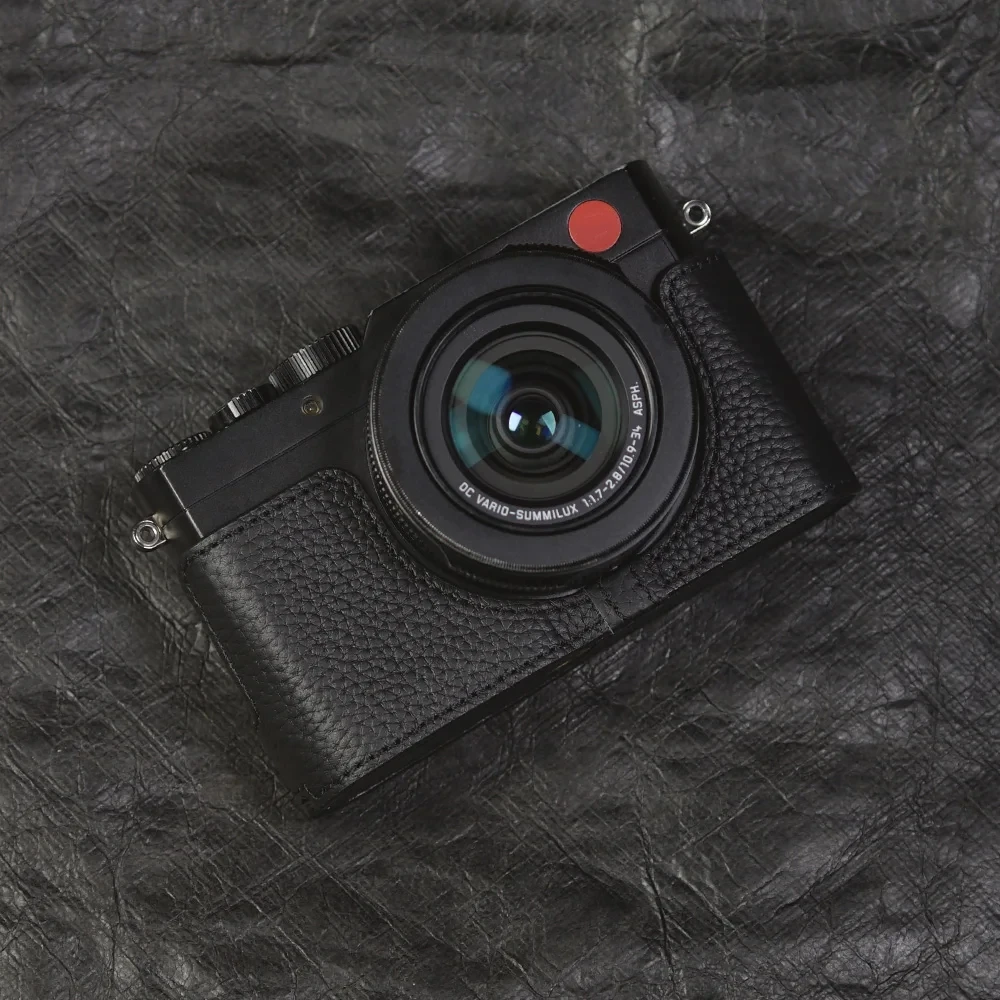 

For Leica DLUX Genuine Real Leather Half Camera Case Bag Cover SOFORT 2/Minilux Camera Bag Photography Accessories