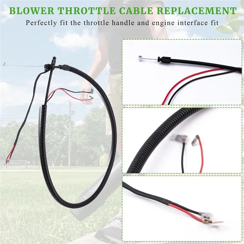 A74E-ชุดสายเคเบิลคันเร่ง 29189 - Gardening Tools Ryobi บทวิจารณ์และราคา