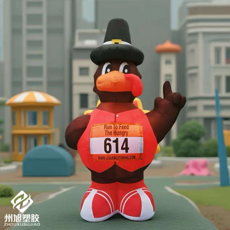 Inflatable cartoon chickens, animal-based air models, with blowers, outdoor large-scale event shopping mall decoration props