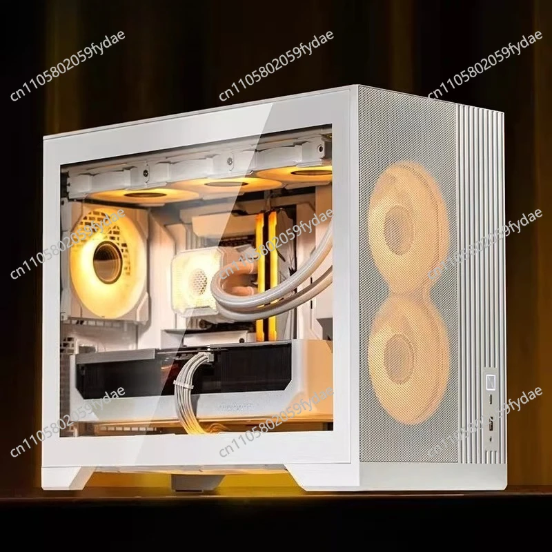 M3 325 Support 360 Water-cooled MATX Main Board Side Through Cooling Desktop Computer Case