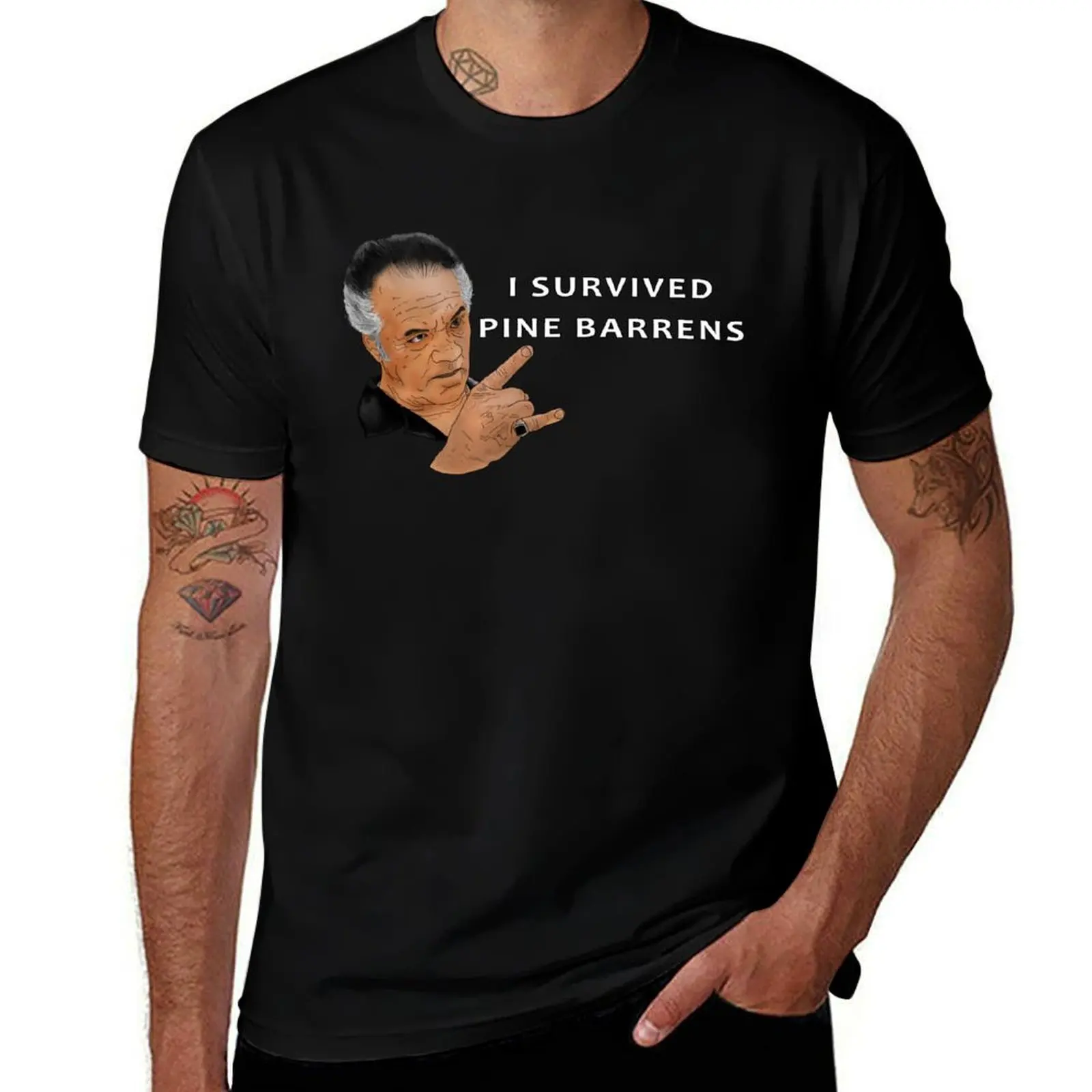 Paulie Walnuts - Pine Barrens T-Shirt Minimal Art Print T-Shirt