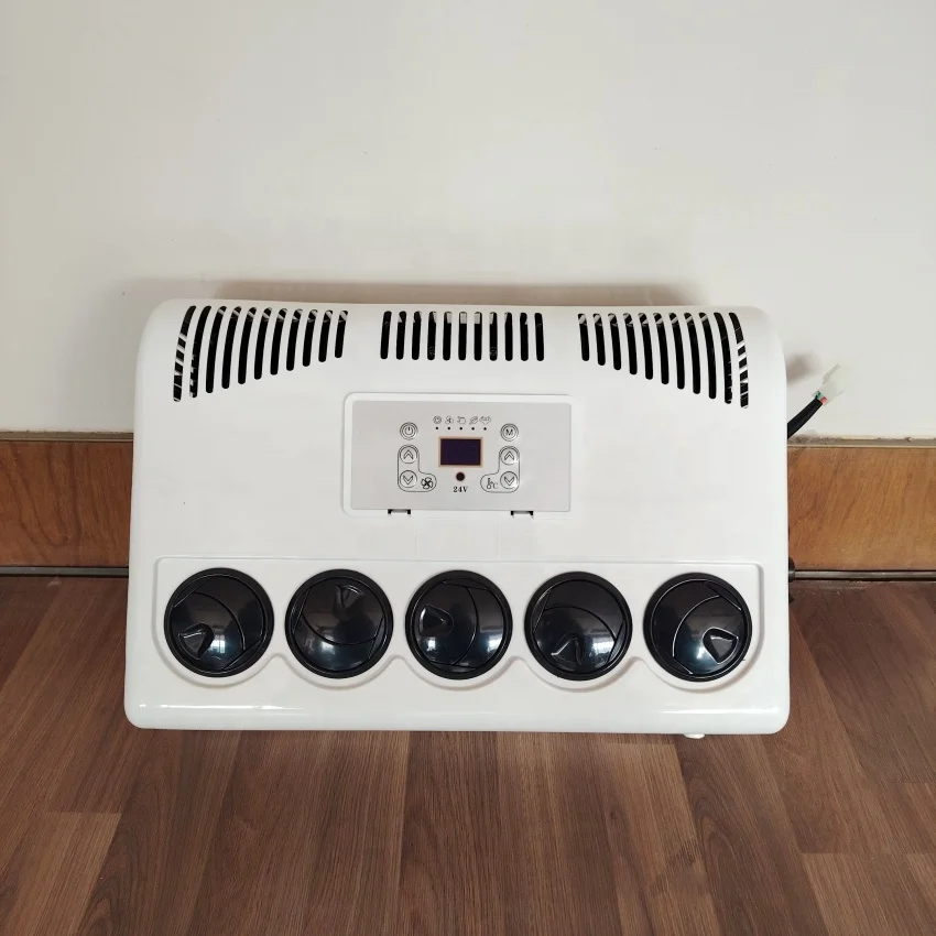 جرار 12 فولت المقصورة نظام التيار المتردد مكيف كهربائي وقوف السيارات تكييف الهواء 24 فولت 12 فولت للشاحنة #6