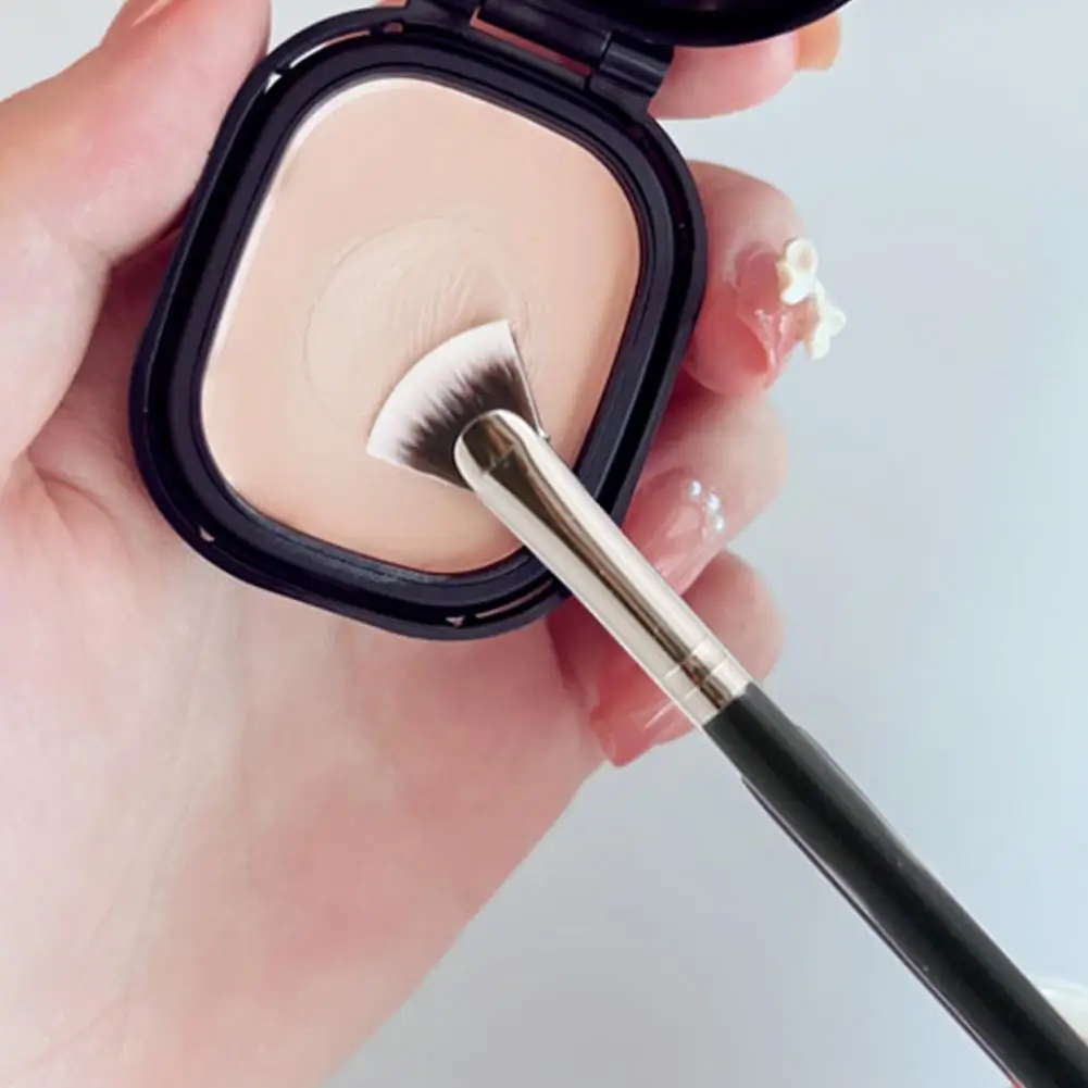 Brosse en éventail de mascara anti-taches pour une application facile et lisse, améliore les cils inférieurs, effets naturels soulevés, 2 pièces