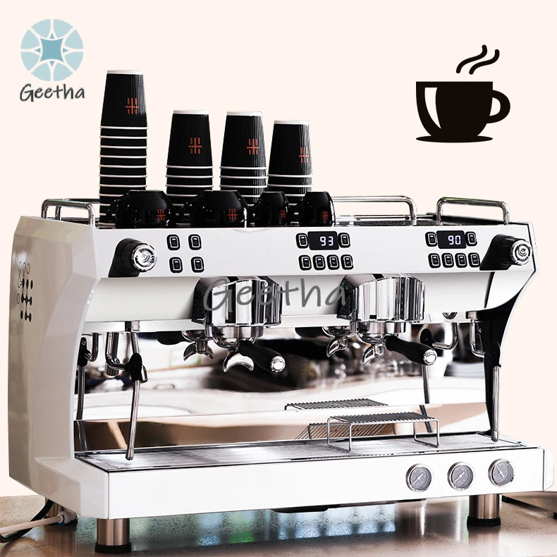 Dual Boilers Rotary Pump Professional Coffe Coffee Makers Machine Commercial Espresso Machines for Business