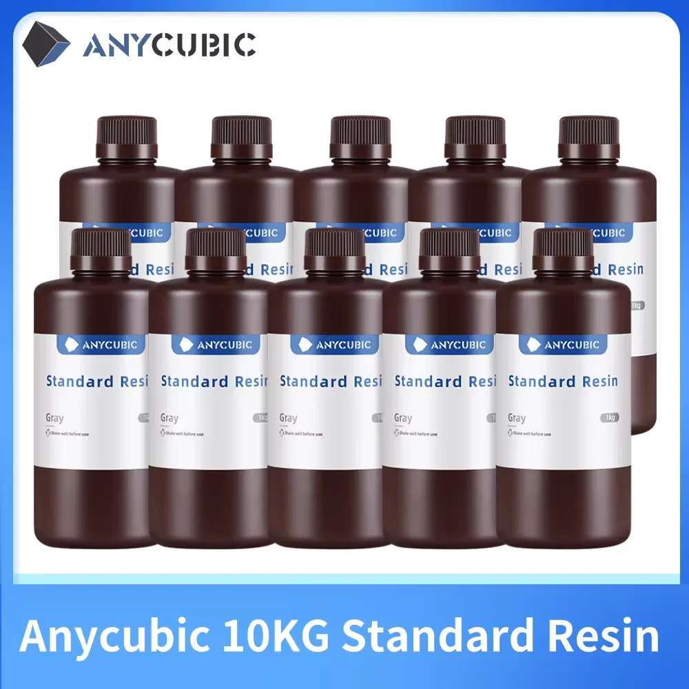 ANYCUBIC-UV Resina para Impressora 3D, Resina Líquida, 405nm, Materiais de Impressão 3D, SLA, LCD, DLP, Photon, M3, Mono X, 6K, Sensível, Normal, 10L