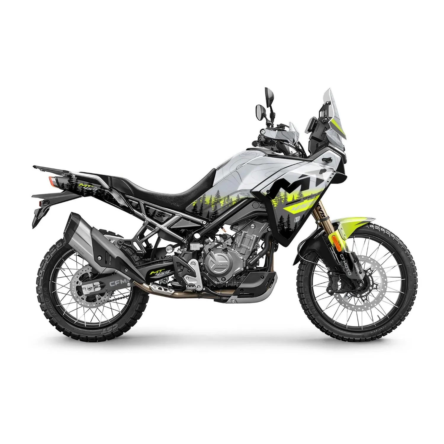 Motorcycle Body Fairing Sticker Decal Protective Street Bike Full Graphic Kit  For CFMOTO 450MT 2024-2026 Design 14