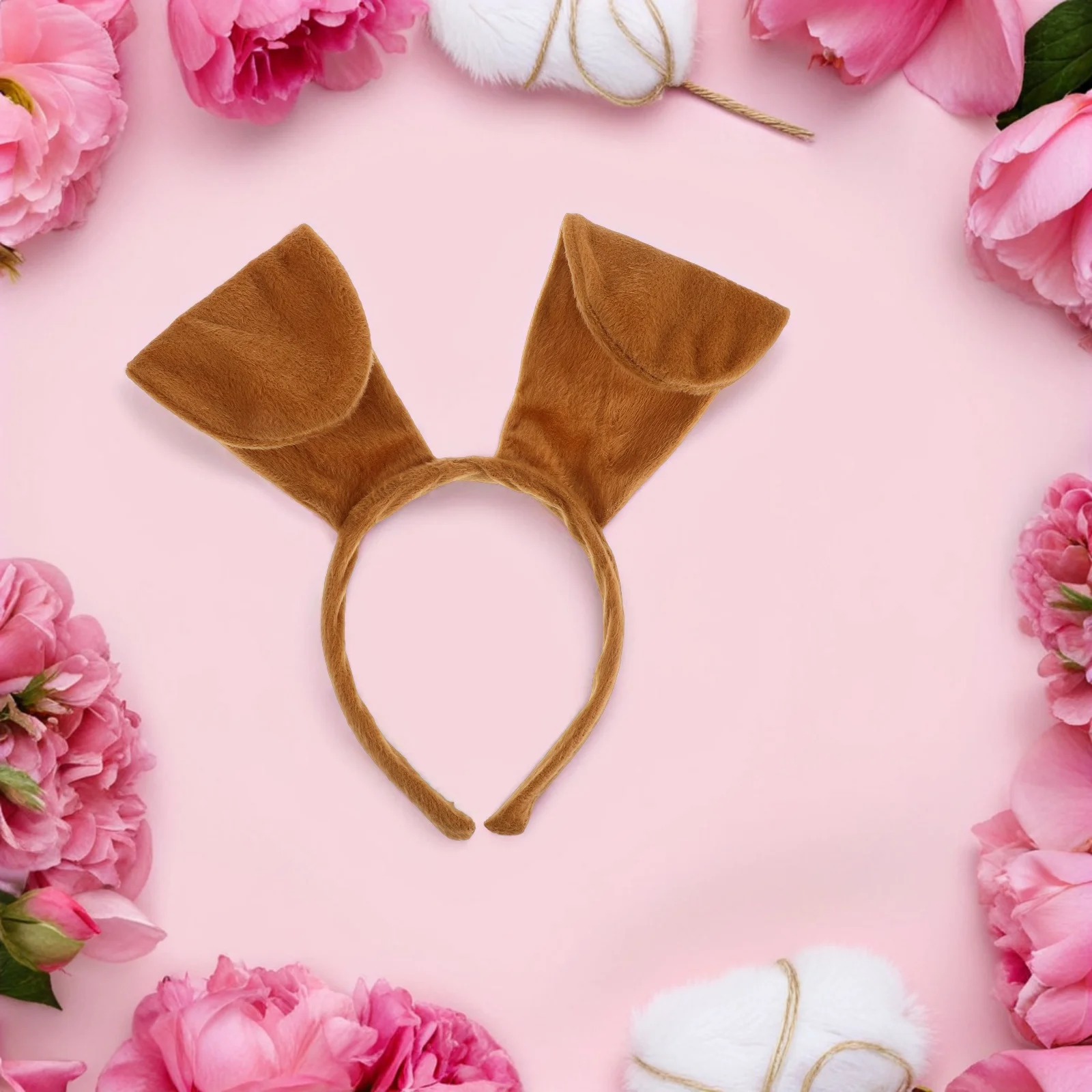 1 Juego de ropa de Cosplay para mascotas, conjunto de disfraz de perro para niños, diadema, pajarita de cola, guantes de pata, vestido de Animal, conjunto de disfraz de perro para niños