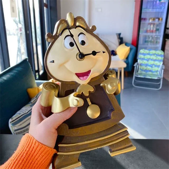 

Disney Красавица и Чудовище Cogsworth Mr Часы 24 см Фигурка Коллекция Украшения Игрушки ПВХ Модель Рождественские Подарки