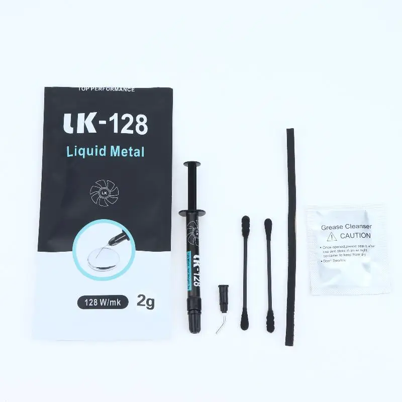 LK-128 Liquid Metal Thermal Grease 2g 10g Ultra Efficient Heat Dissipation for CPU GPU Laptop Desktop Graphics Card