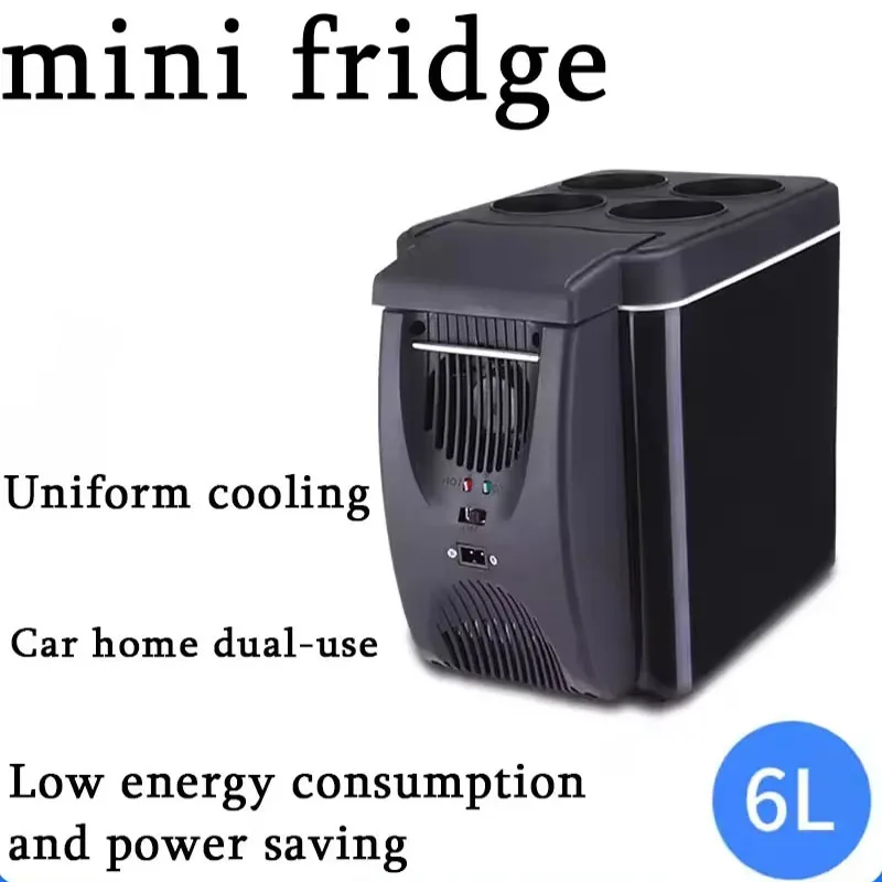6L 12V Electric Car Refrigerator Mini Freezer Car Freezer Cooler and Warmer Electric Fridge Portable Icebox Travel Amagi