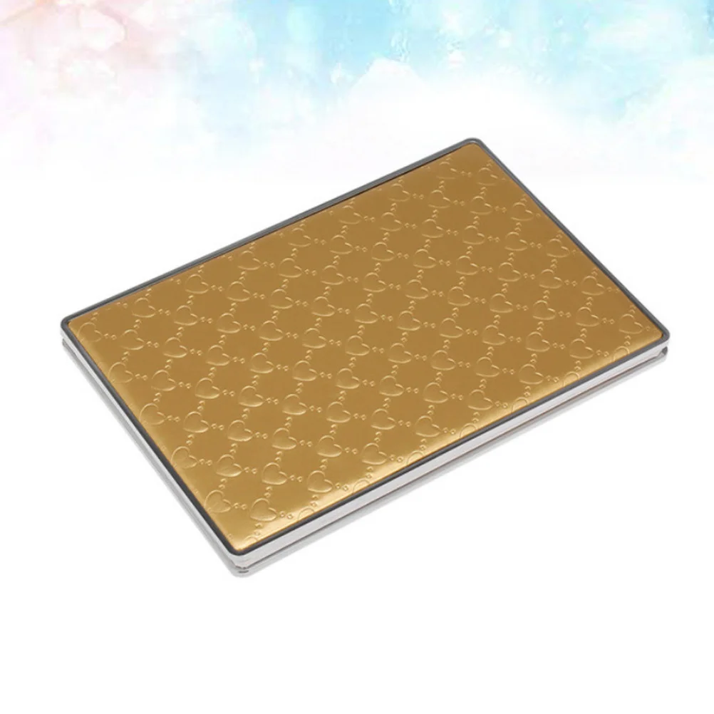 Tarjetero para exhibición de pegamento para esmalte, libro de exhibición de Color dorado para manicura, organizador duradero para decoración de uñas, libro de exposición de colores, herramientas de manicura